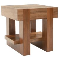Modern Elegant End Table shown in Golden Walnut