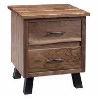 Modern Rustic Richardson 2 Drawer Nightstand