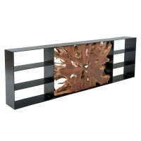 Modern Teak Root Entertainment Center