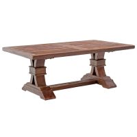 Modern Tuscan Coffee Table - Smooth Reclaimed Wood