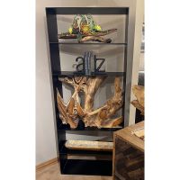 Modern Rustic Teak Slab Shelf