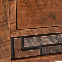 Rustic Mosaic 4 Drawer Barnwood Chest