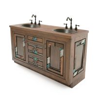 Rustic Mosaic Barnwood Vanity