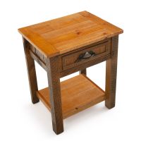 Mountain Horizon 1 Drawer Barnwood Nightstand
