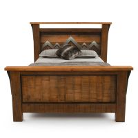 Mountain Horizon Barnwood Bed