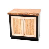 Mountain Modern Renaissance Bathroom Vanity - 36" Sink Center - Solid Wood Vanity Top - Free Standing