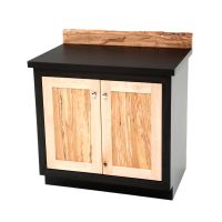 Mountain Modern Renaissance Bathroom Vanity - 36" Sink Center - Ebony Laminate Vanity Top - Free Standing