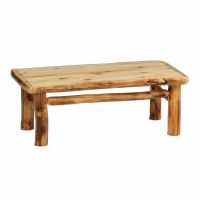 Natural Aspen 4 Post Coffee Table