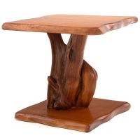 Natural Live Edge Side Table