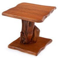 Natural Live Edge Side Table