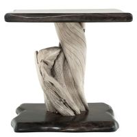Natural Live Edge Side Table