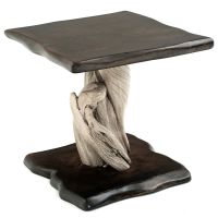 Natural Live Edge Side Table