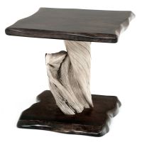 Natural Live Edge Side Table