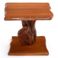 Natural Live Edge Side Table