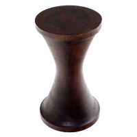 Natural Wood Pedestal End Tables - Spindle
