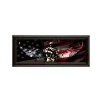 "No Greater Love" Framed Wall Art by Jason Bullard
12" x 36" - #8234 Standard Frame