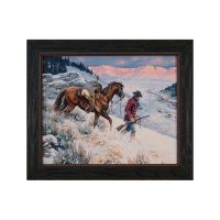 "No Place Like Home" by Clark Kelley Price
#BrownBarnwood Standard Frame