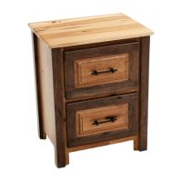 Hickory Bedside Table