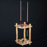 Rustic Corner Cue Rack