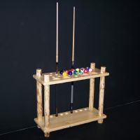 Klondike Log Floor Cue Rack