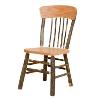 Hickory Panel Back Side Chair