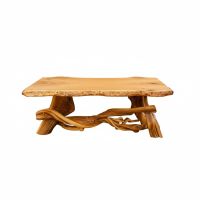 Rustic Log Desk