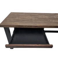Ironwood L-Shaped Desk Pencil Drawer Detail