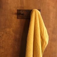 Oil Rubbed Bronze Hammered Copper Double Wall Hook