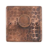 Oil Rubbed Bronze Hammered Copper Single Wall Hook