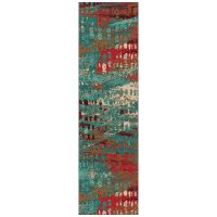 Forward Shift Turquoise Rug