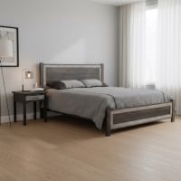 Nightstand: Some lifestyle images are created with AI for visualization purposes. Crafted from natural solid wood, each piece is unique and will vary.