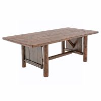 Olde Towne Rustic Log Dining Table