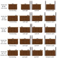 Vanity Layouts for 48-72