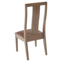 Oldwood Slender Dining Chair - Burnt Umber Cypress Leather