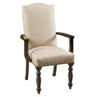 Olson Modern Upholstered Dining Arm Chair