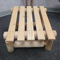 Slanted Log Ottoman