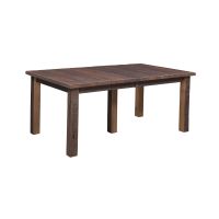 Oxford Square Barn Wood Dining Table - Expandable Top - Provincial Finish