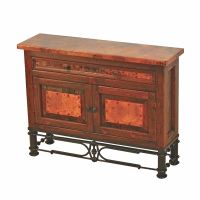 Pablo Country Hammered Copper Buffet