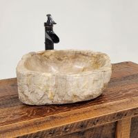 Petrified Wood Sink