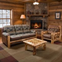 Rustic Aspen Hand-Painted Checker Board Coffee Table: Some lifestyle images are created with AI for visualization purposes. Crafted from natural solid wood, each piece is unique and will vary.
