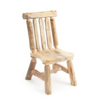 Pine Log Side Chair