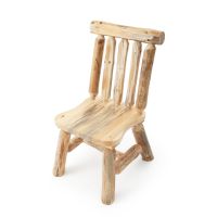 Rustic Pine Log Side Chair