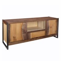 Powder Mountain 2 Door 1 Drawer Entertainment Center