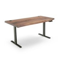Woodland Rise Desk with Live Edge on Both Side.