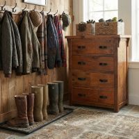 Rustic Chest: Some lifestyle images are created with AI for visualization purposes. Crafted from natural solid wood, each piece is unique and will vary.
