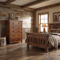 Barn Wood Chest: Some lifestyle images are created with AI for visualization purposes. Crafted from natural solid wood, each piece is unique and will vary.