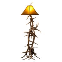 Real Elk Antler Floor Lamp