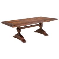 Reclaimed Hardwood Trestle Dining Table