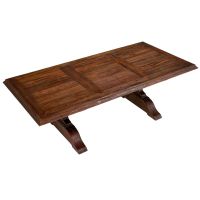 Reclaimed Hardwood Trestle Dining Table