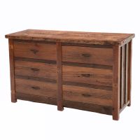 Reclaimed Heritage Richland 6 Drawer Barn Wood Dresser